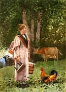 The Milk Maid 1878 By Winslow Homer