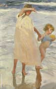 Two Sisters Valencia By Joaquin Sorolla