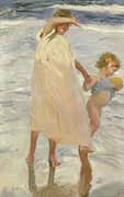 Two Sisters Valencia By Joaquin Sorolla