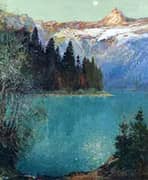 Avalanche Lake 1915 By Oliver Dennett Grover