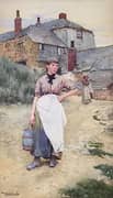 A Cornish Village Maiden 1883 By Walter Langley