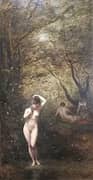Diana Bathing 1873 By Jean-baptiste Corot
