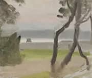 The Old Model T Ford By Clarice Beckett