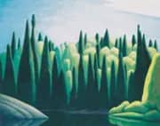 Spring on The Oxtongue River 2 1924 By Lawren Harris