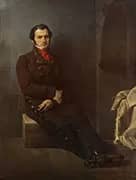 Portrait of Count Arese in Prison 1928 By Francesco Hayez