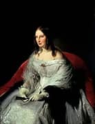 Portrait of Princess di Santi Antimo By Francesco Hayez
