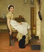 Her First Place By George Dunlop Leslie