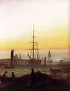 Greifswalder Hafen 1818 By Caspar David Friedrich