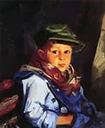 Boy in Green Cap - Chico -1922 By Robert Henri