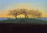 Hill and Ploughed Field near Dresden 1824 By Caspar David Friedrich