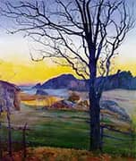 Autumn Landscape 1910 By Harald Sohlberg
