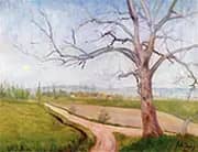 Light Evening in the Spring 1911 By Harald Sohlberg