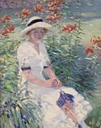 Lady with Parasol 1915 By Catherine Wiley