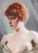 The Artist's Model By Luis Ricardo Falero