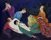 Dying Dandy 1918 By Nils Dardel