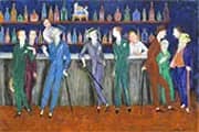 The Bar 1920 By Nils Dardel