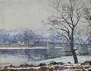 Centre Bridge By Edward Willis Redfield