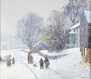 The Snow Storm 1915 By Edward Willis Redfield