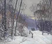 Winter Scene 1920 By Edward Willis Redfield