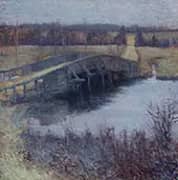 Bridge at Old Lyme Connecticut II By Edmund William Greacen