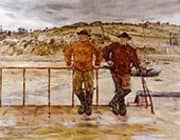 Fishermen at Jersey By Jean Francois Rafaelli