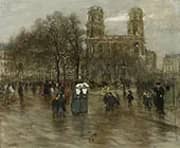 St Sulpice Square Paris By Jean Francois Rafaelli