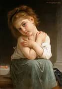 The Chilly Girl La Frileuse 1879 By William-Adolphe Bouguereau