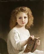 The Story Book By William-Adolphe Bouguereau