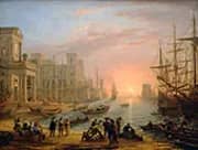 Sea Port at Sunset 1639 By Claude Lorrain