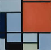 Composition 1921 By Piet Mondrian