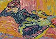 Girl on a Divan By Ernst Kirchner