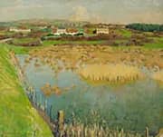 Marsh Landscape By Harold Harvey