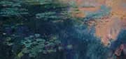 Reflections of Clouds on the Water-Lily Pond Left Panel By Claude Monet