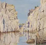 Marble Rocks Jabalpur Madhya Pradesh India 1878 By Marianne North