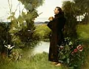 St Francis 1898 By Albert Chevallier Tayler
