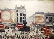 Piccadilly Circus By L-S-Lowry