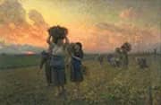 The Last Gleanings By Jules Breton