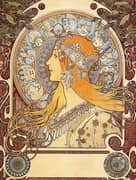 Zodiac 1896 By Alphonse Mucha