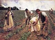 A Field Gang 1883 By Sir George Clausen