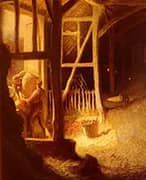 The Barn Door By Sir George Clausen