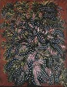 Grappes et Feuilles Roses c1925 By Seraphine Louis