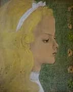 Portrait of A Young Girl By Jan Toorop