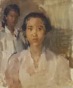 Two Javanese Ladies By Isaac Israels