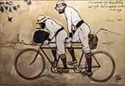 Ramon Casas and Pere Romeu on a Tandem 1897 Full Version By Ramon Casas
