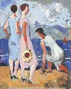Girls by The Sea By Christopher Wood