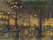A Night in Paris By Konstantin Korovin