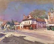 A Street in The South of France By Konstantin Korovin