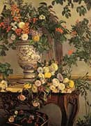 Flowers 1868 By Frederic Bazille
