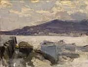 Moored Boats Arkhangelsk By Gustave Loiseau