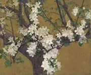 Almond Tree in Blossom c1887 By John Peter Russell